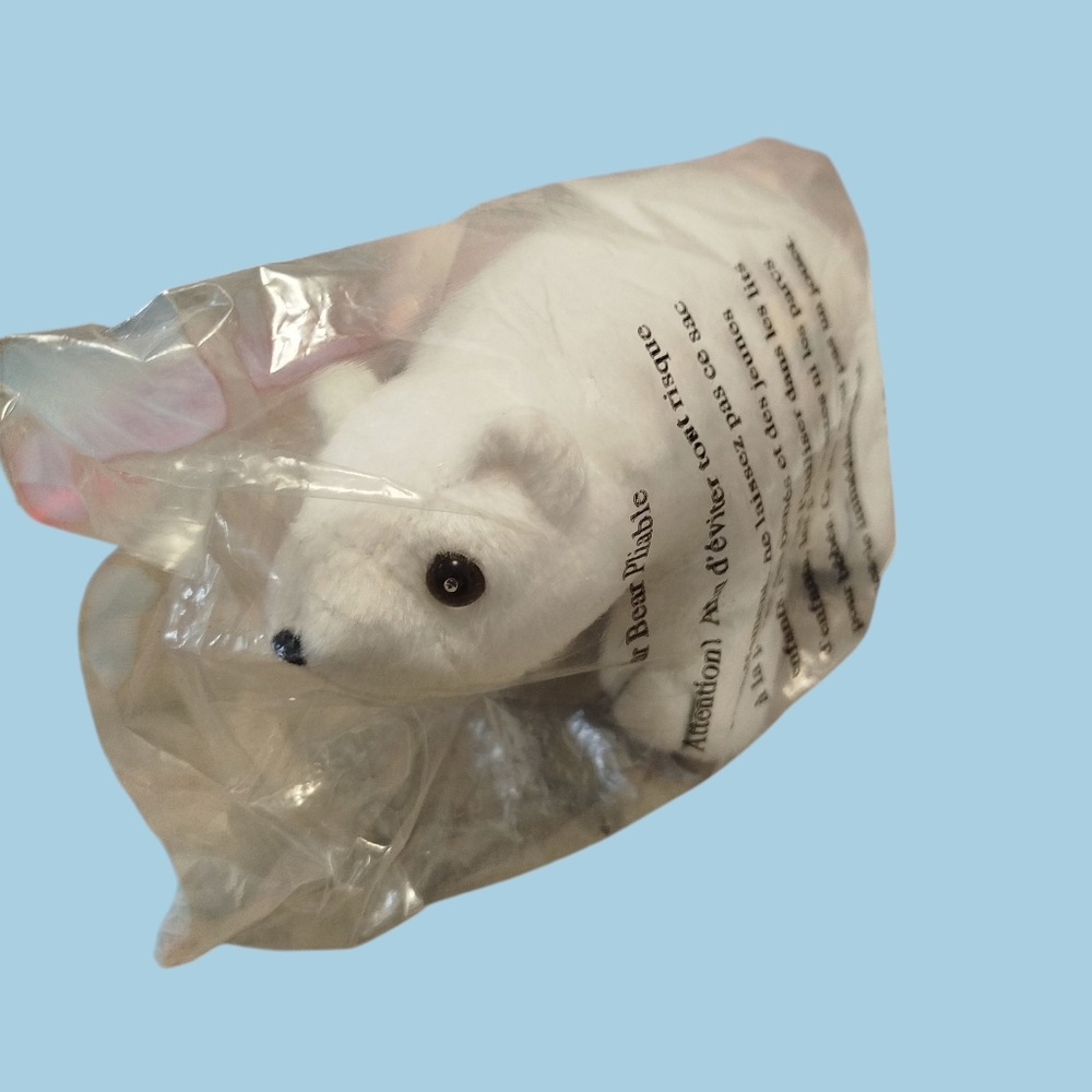 Brand new still in packaging polar bear plush toy stuffed animal
